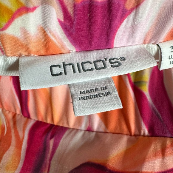 Chicos Zenergy UPF Floral Skort Pull on Pockets Golf Tennis - Picture 11 of 12